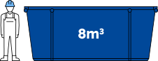 8m skip